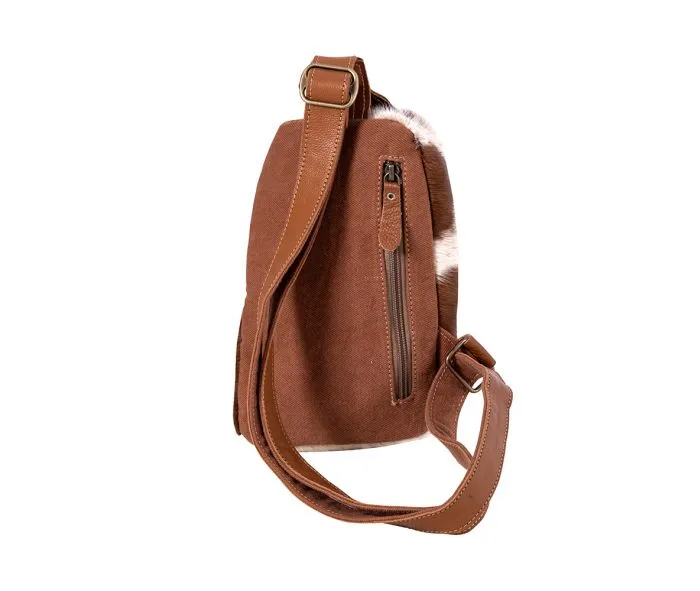 Robnette Ranch Fanny Pack Bag in Caramel & White