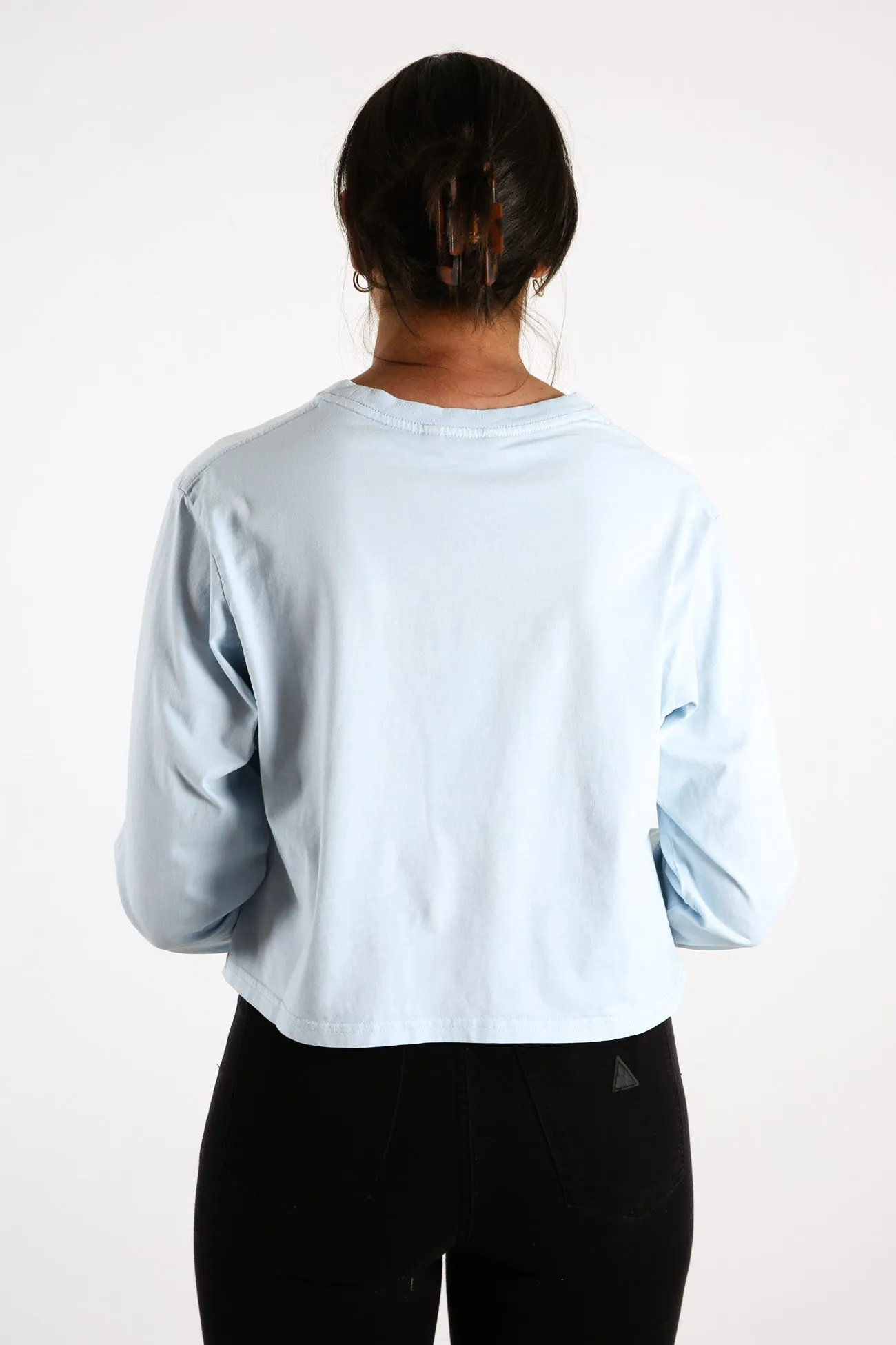 Rusty Essentials Ember Long Sleeve Tee Ballard Blue