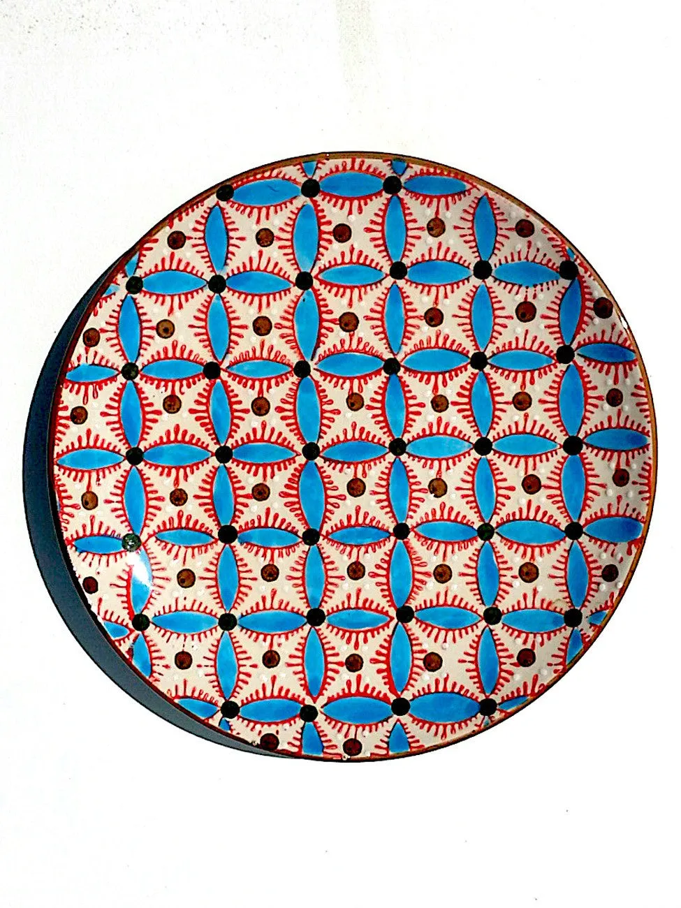 Salad Plate Mosaic Design Set Of 4