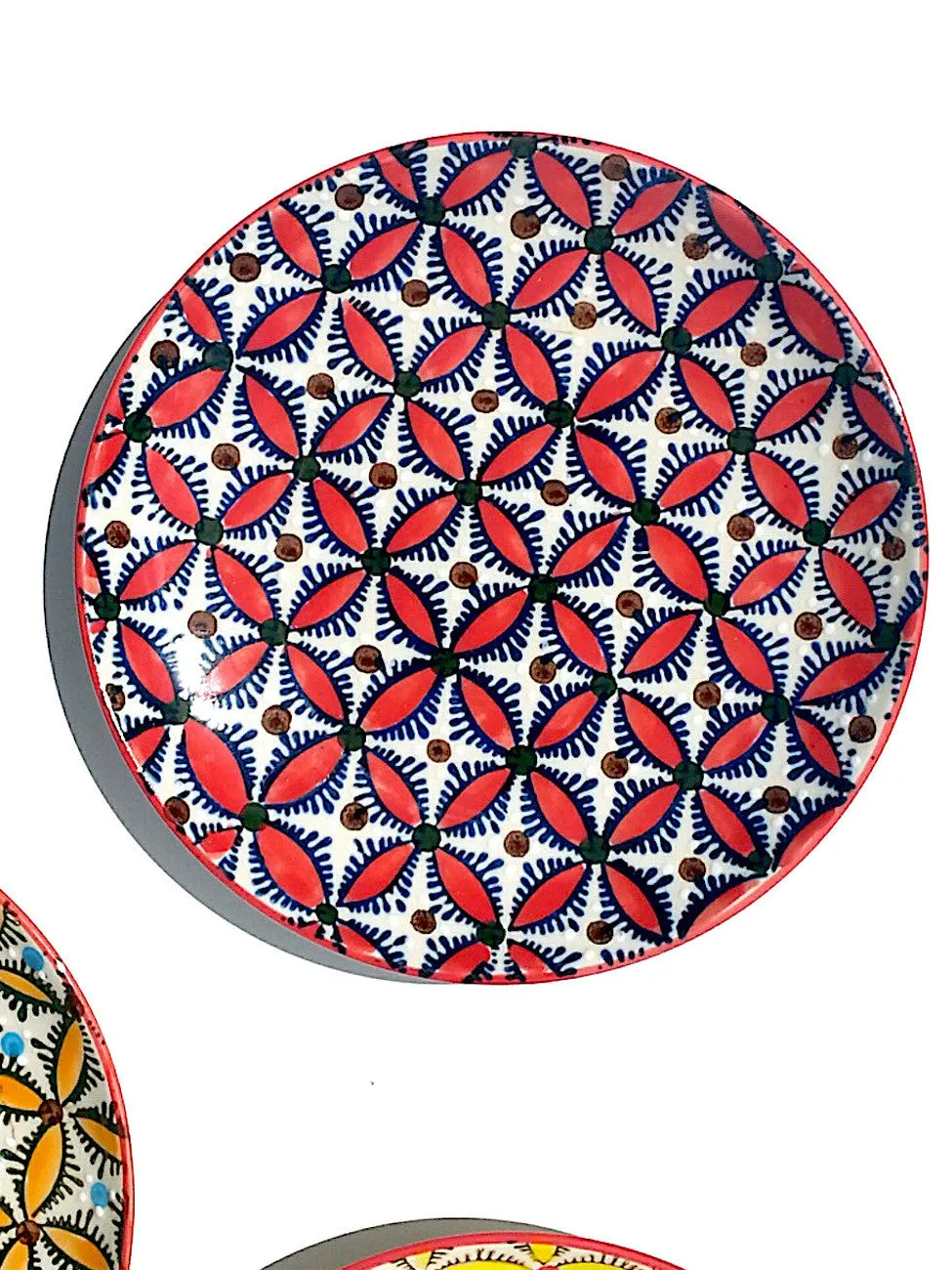 Salad Plate Mosaic Design Set Of 4