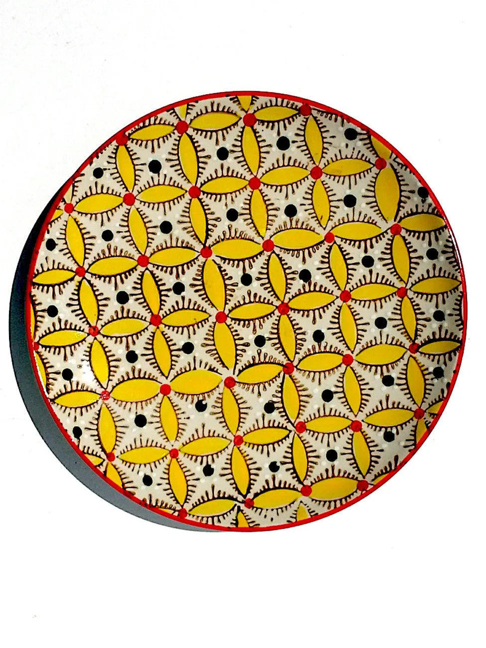 Salad Plate Mosaic Design Set Of 4