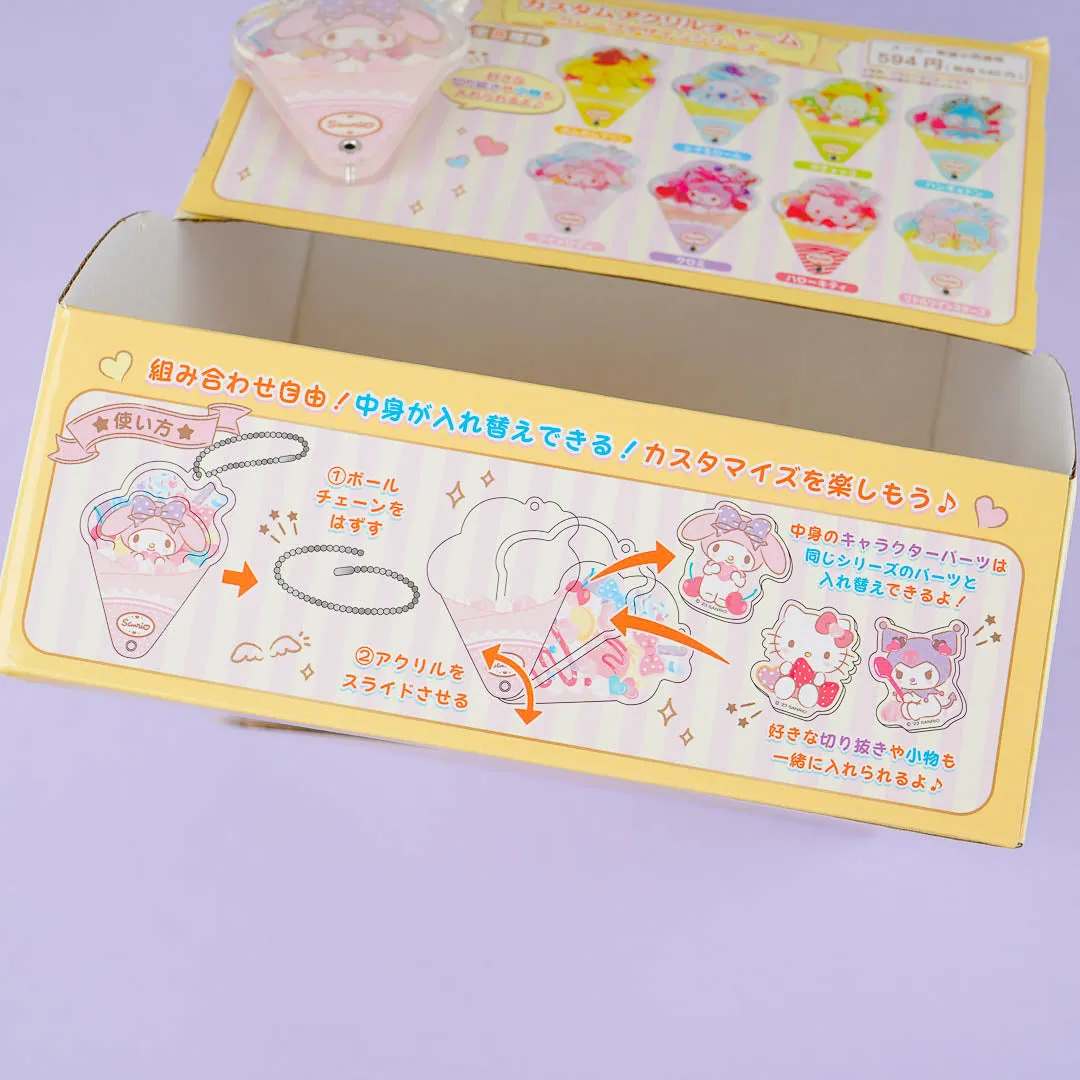 Sanrio Characters Crepe Custom Acrylic Charm