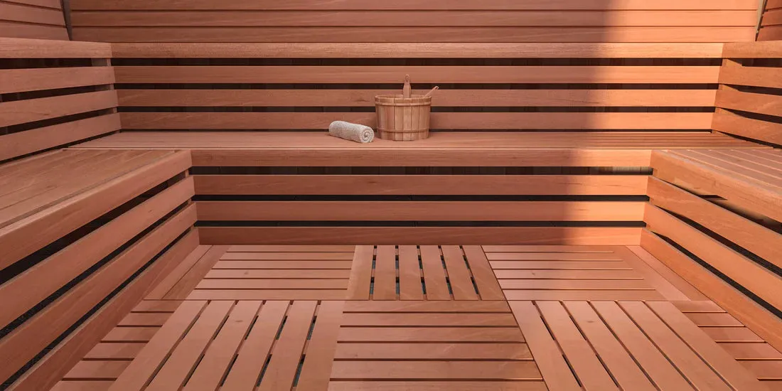 Scandia Duck-Board Flooring for Saunas (4 PCS)