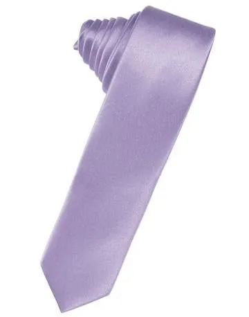 Scarlet Luxury Satin Skinny Necktie