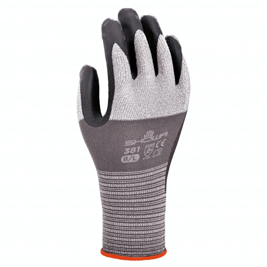 Showa Nitrile Coated Knit Gloves