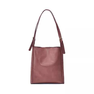 Small Leather Tote Bag - Shoulder Bag