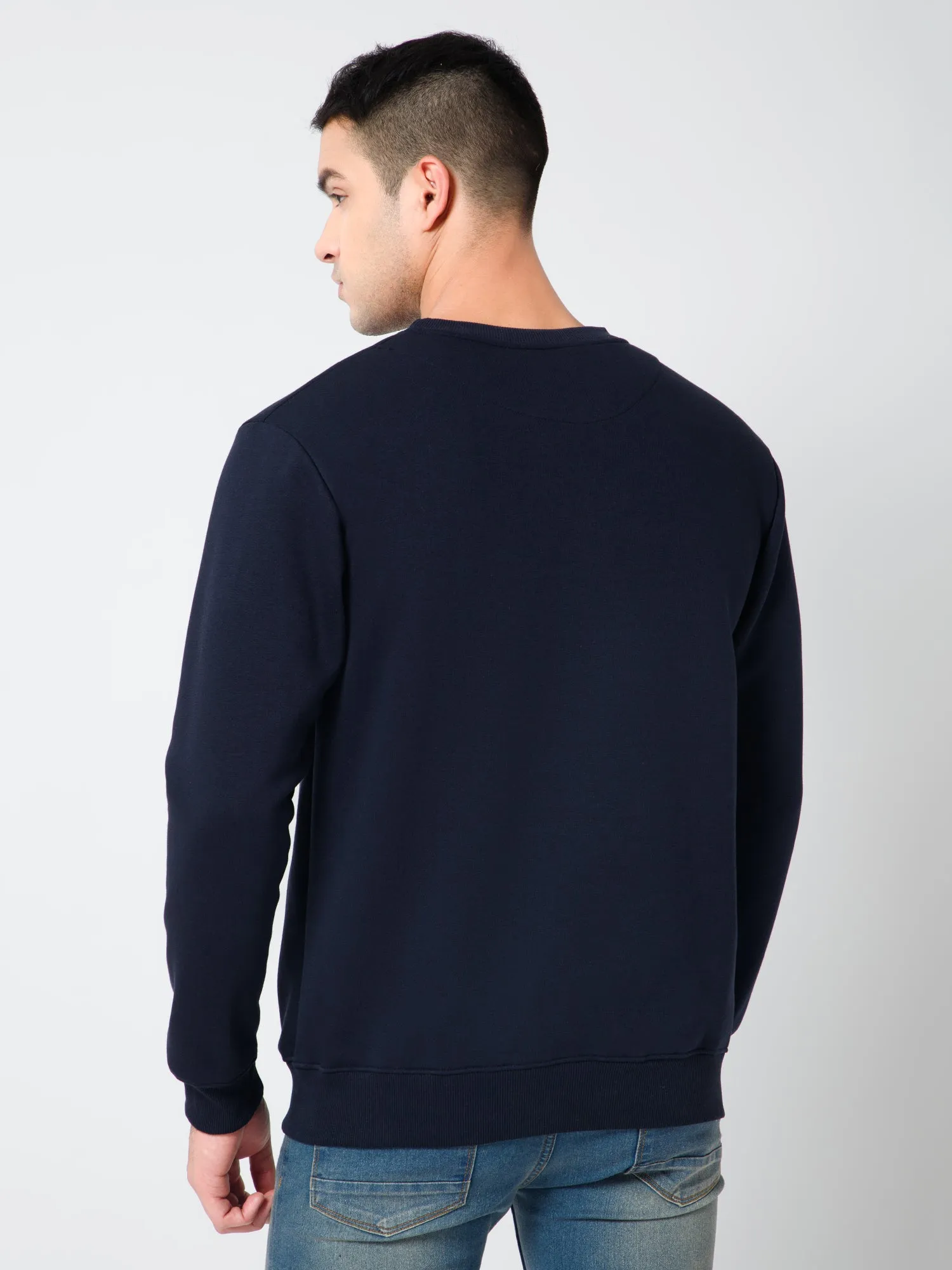 Solid Navy Sweatshirt