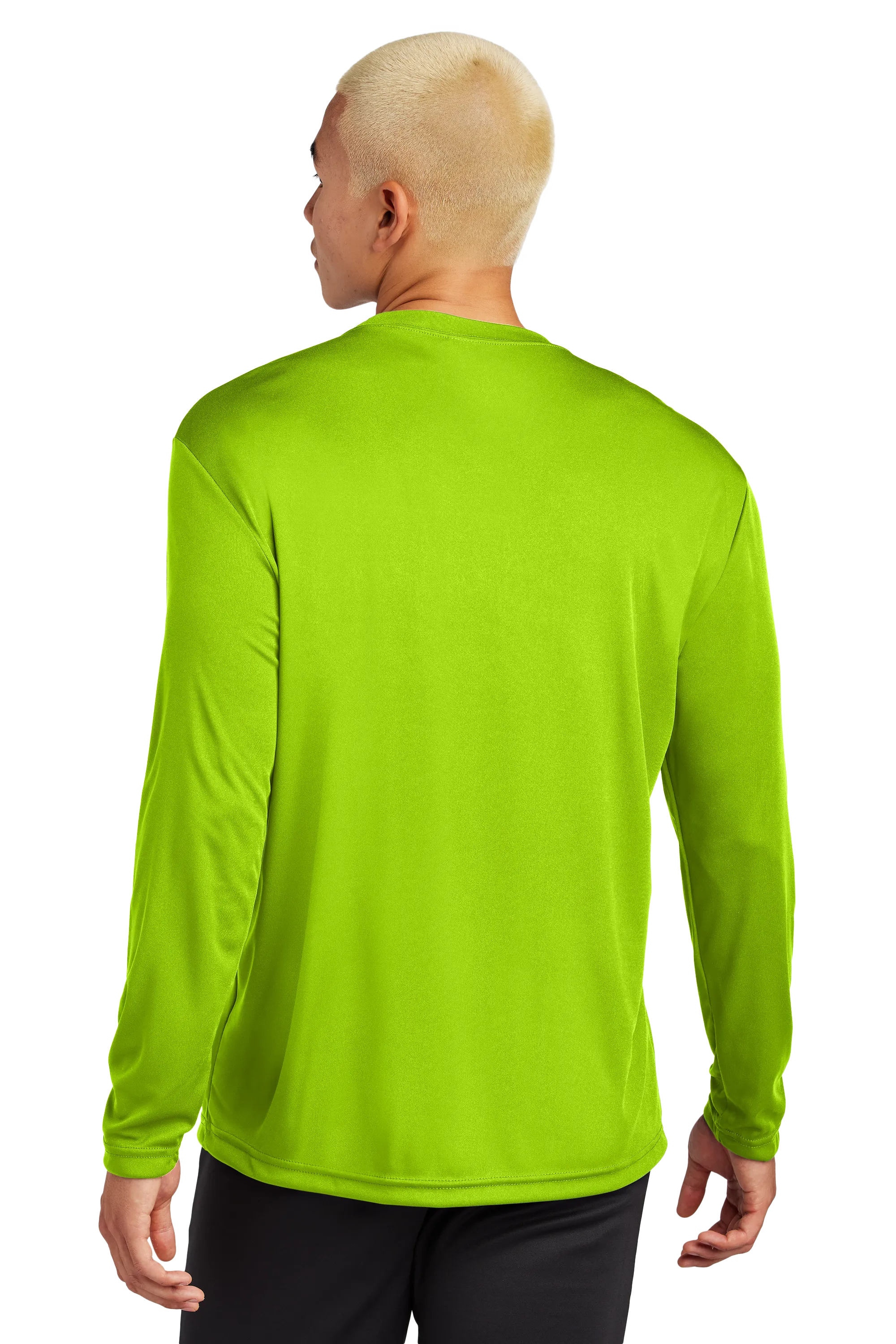 Sport-Tek® Long Sleeve PosiCharge® Competitor™ Tee - Lime Shock