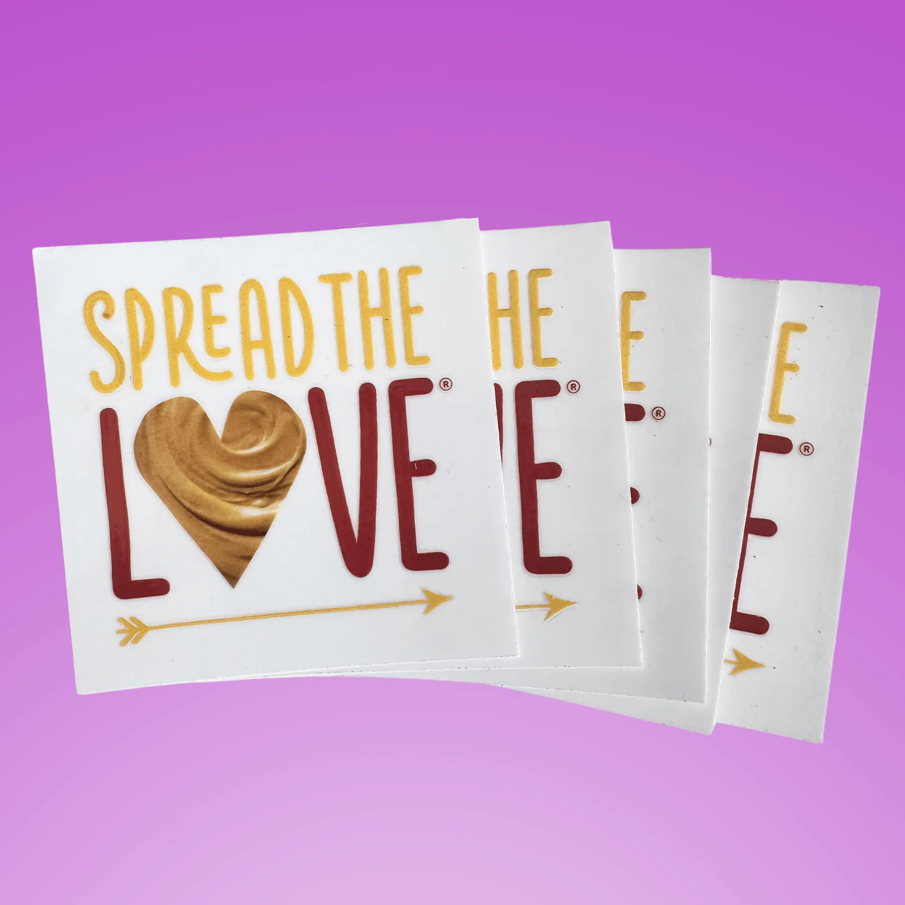 Spread The Love Transfer Sticker