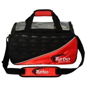 Turbo 2 Ball Tour Tote Black/Red Clear Top