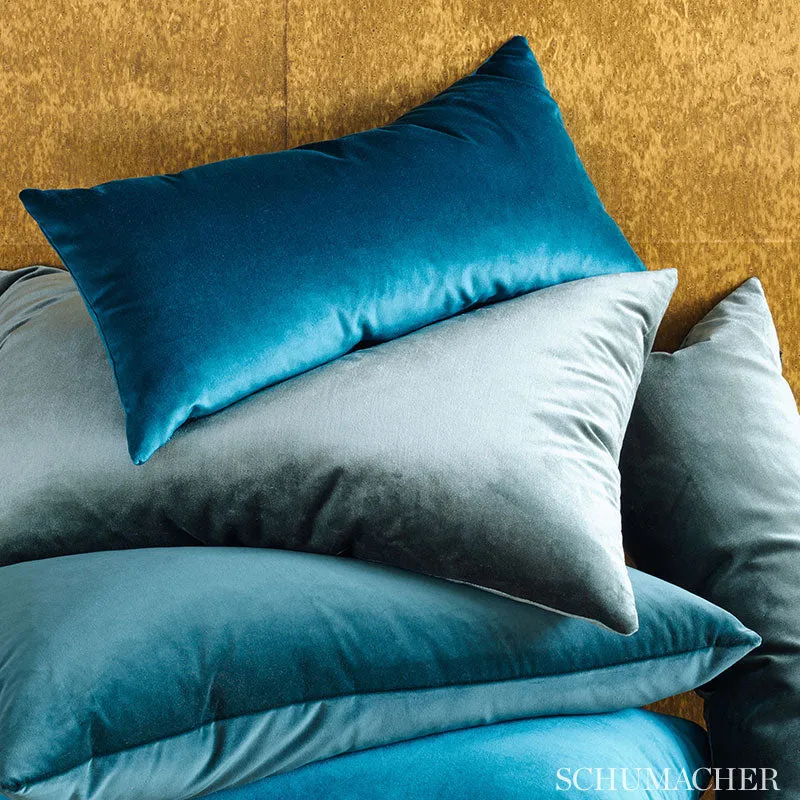 Venetian silk velvet | Pewter