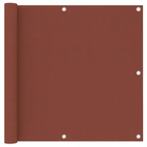 vidaXL Balcony Screen Terracotta 90x300 cm Oxford Fabric