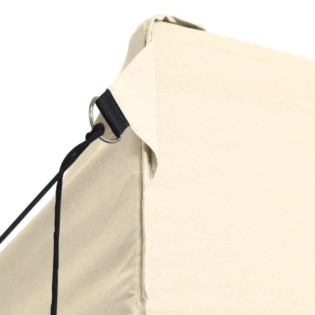 vidaXL Foldable Tent Pop-Up with 4 Side Walls 3x4.5 m Cream White